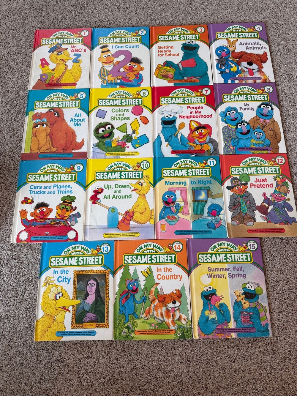 Sesame Street "On My Way" Board Book Vintage Collection - Picture 1 of 9